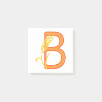 monogramme floral B lettre majuscule