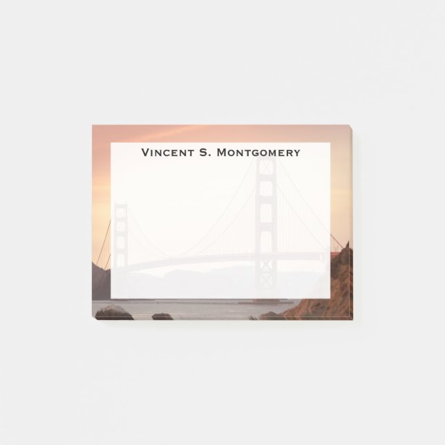 Post-it® Monogramme Golden Gate Bridge, San Francisco (Devant)