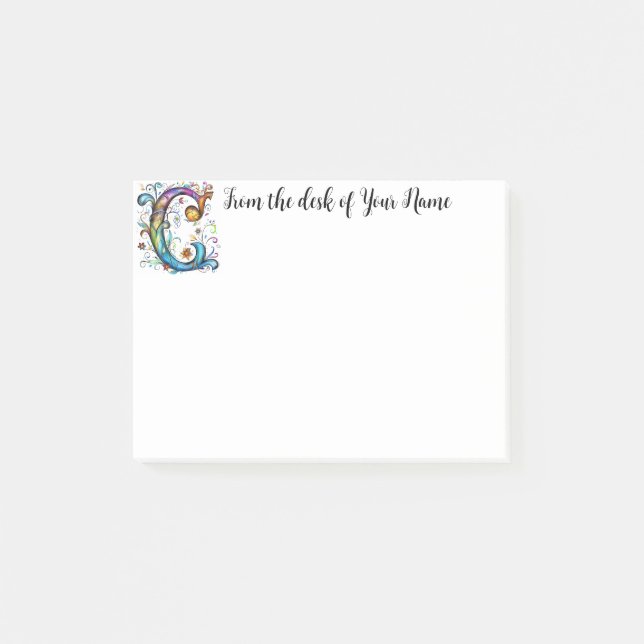 Post-it® Monogramme lunaire C (Devant)