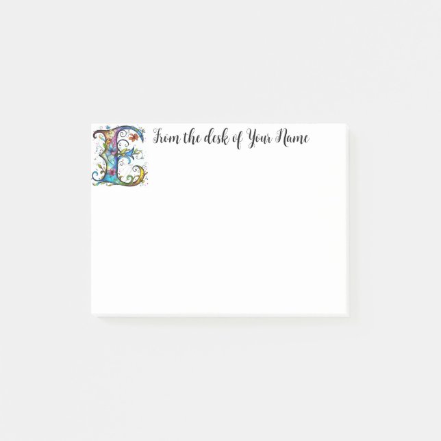 Post-it® Monogramme lunaire E (Devant)
