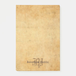 Post-it® Monogramme manuscrit Élégant Modèle classique