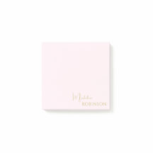 Monogramme minimaliste en or rose vif