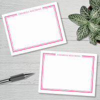 Monogramme Minimaliste Rose
