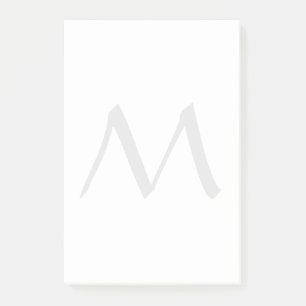 Post-it® Monogramme Moderne Simple Minimaliste Uni