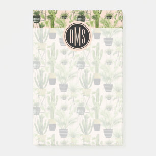Post-it® Monogramme  Oasis intérieur  Motif de ligne Plant