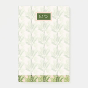 Post-it® Monogramme   Oasis intérieure   Motif Palm Tree