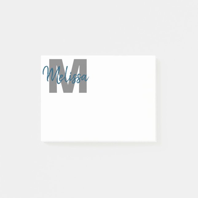 Post-it® Monogramme personnalisé (Devant)