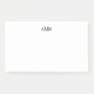 Post-it® Monogramme personnalisé classique