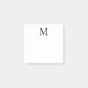 Post-it® Monogramme personnalisé et notes post-it de nom