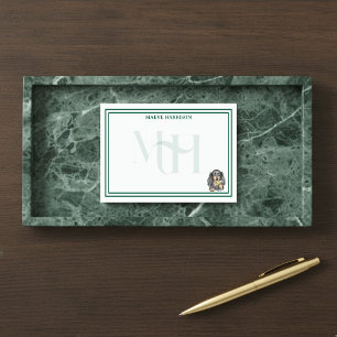 Post-it® Monogramme personnalisé Main dessinée Dachshund Ma