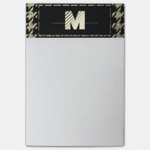 Post-it® Monogramme professionnel moderne de pied-de-poule