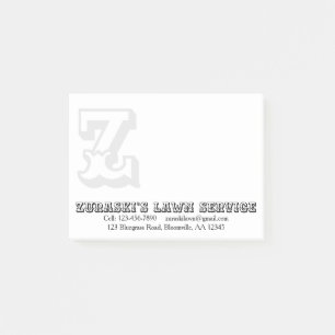 Post-it® Monogramme professionnel rustique