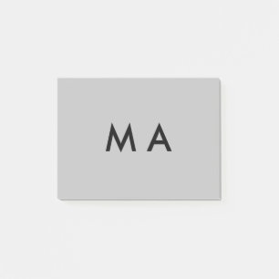 Post-it® Monogramme simple ajoutez votre lettre de nom homm