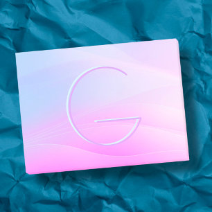 Post-it® Monographie en dégradé d'aquarelle rose