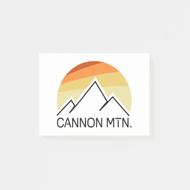 Post-it® Montagne Cannon rétro New Hampshire (Devant)