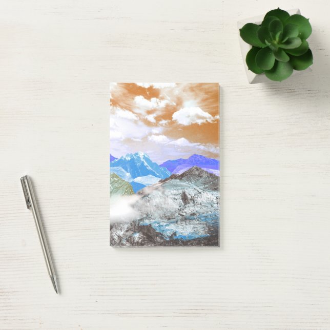 Post-it® Montagnes (montage photo) 2 (Bureau)