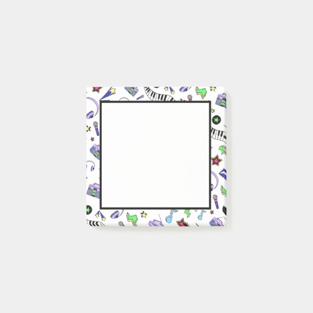 Post-it® Montez la musique (Devant)