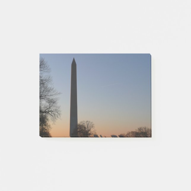 Post-it® Monument Washington au coucher du soleil à DC (Devant)