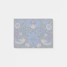 Morris Voleur de Fraises Art Lavande Rose Pourpre