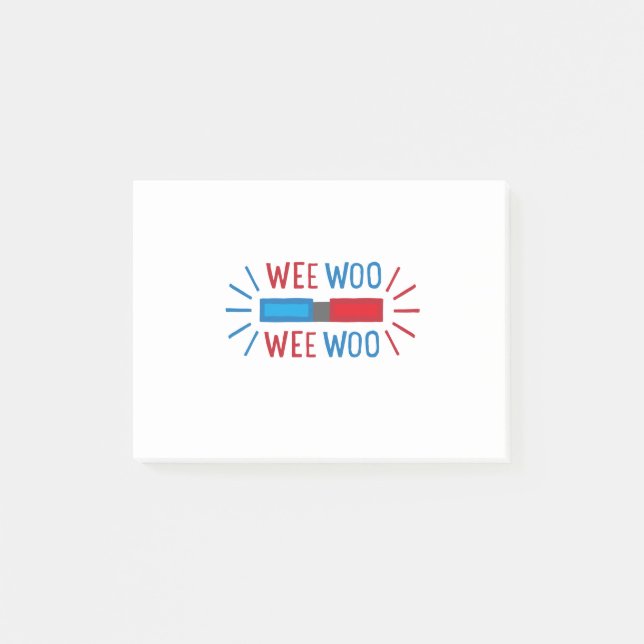 Post-it® Moteur d'incendie d'une ambulance de police (Devant)