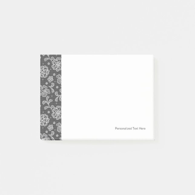 Post-it® Motif 1 de tissu de dentelle (Devant)