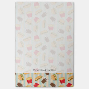 Post-it® Motif 2 d'aliments de préparation rapide