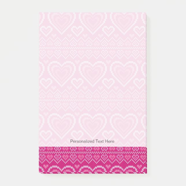 Post-it® Motif 2 de la Saint Valentin (Devant)