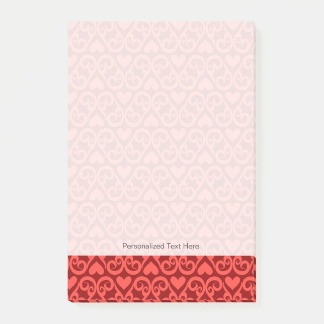 Post-it® Motif 2 de Valentine (Devant)