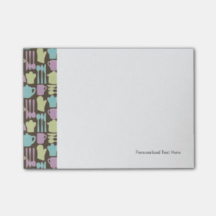 Post-it® Motif 2 d'ustensiles de cuisine