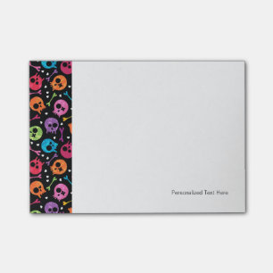 Post-it® Motif 3 de crânes