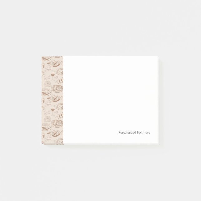Post-it® Motif 3 de nourriture (Devant)