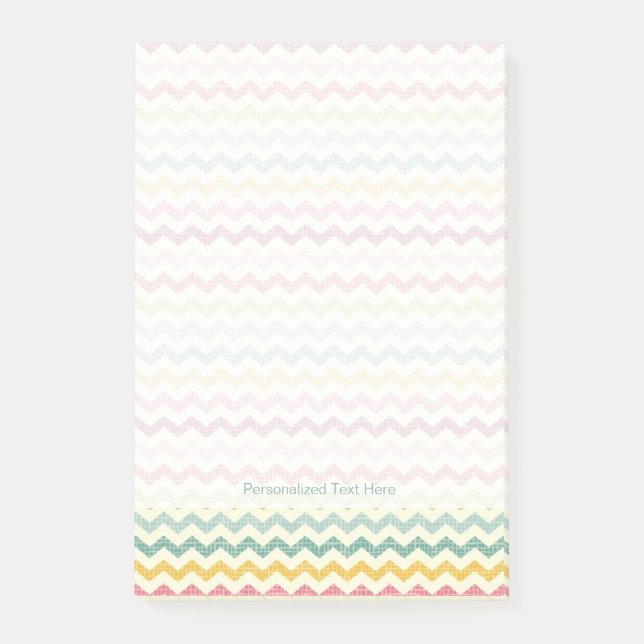 Post-it® Motif 4 de Chevron (Devant)