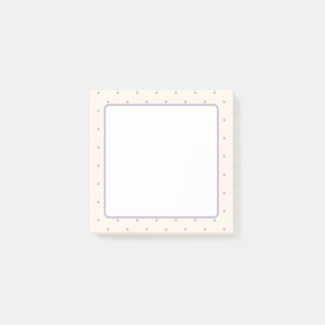 Post-it® Motif à pois (Devant)