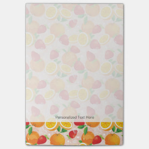 Post-it® motif Abstrait aux fraises