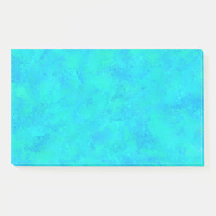 Post-it® Motif Abstrait Bleu Turquoise