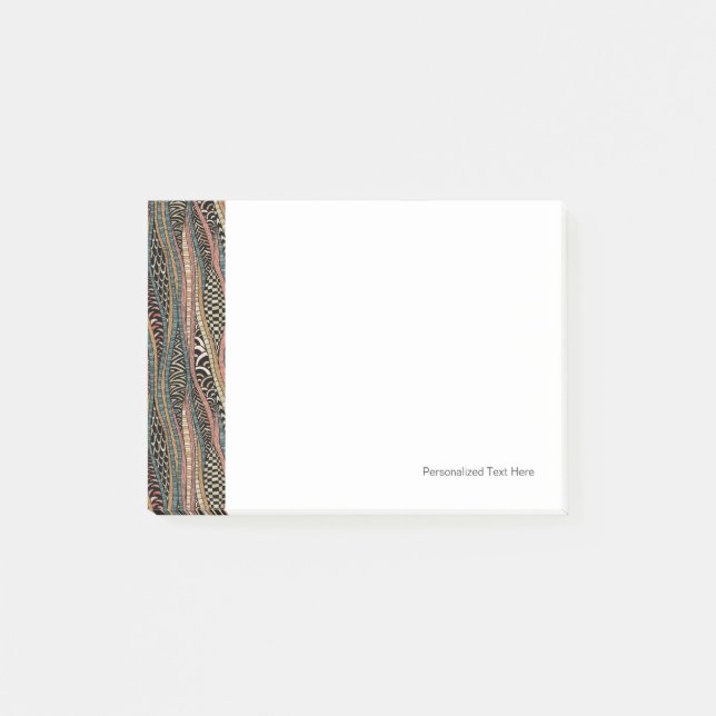 Post-it® Motif abstrait dans le style ethnique (Devant)