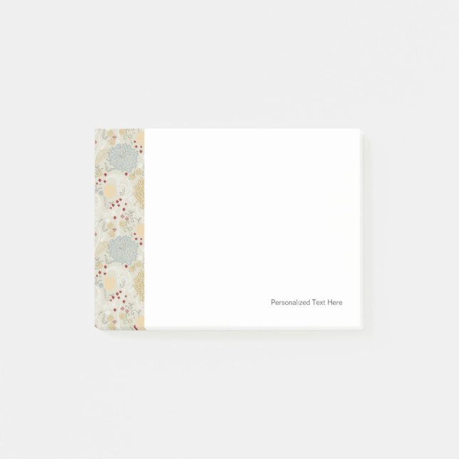 Post-it® motif affichant un jardin à courbure (Devant)