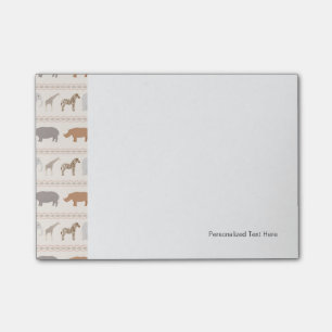 Post-it® Motif africain 1 d'animaux