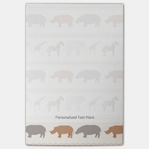 Post-it® Motif africain 1 d'animaux