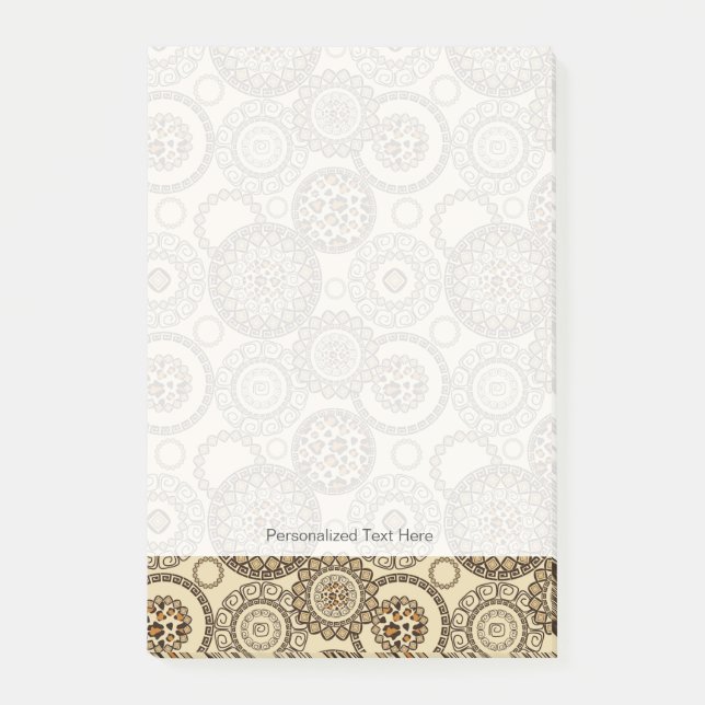 Post-it® Motif africain 3 de peau de guépard (Devant)