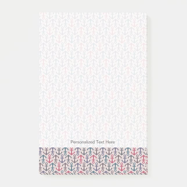 Post-it® motif Ancre (Devant)