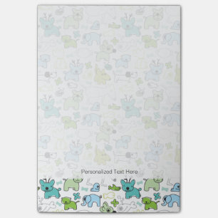 Post-it® motif animal d'arrière - plan d'enfants