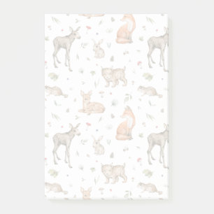 Post-it® Motif animal de bois mou
