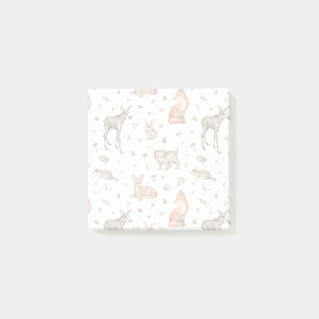 Post-it® Motif animal de bois mou (Devant)