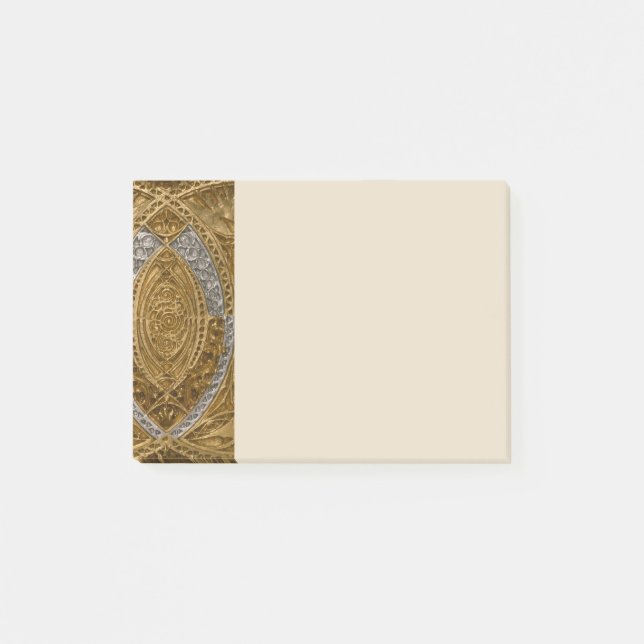 Post-it® Motif Art Déco Argent Et Or (Devant)