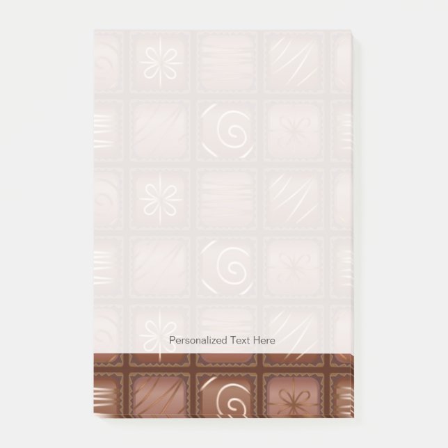 Post-it® Motif au chocolat (Devant)