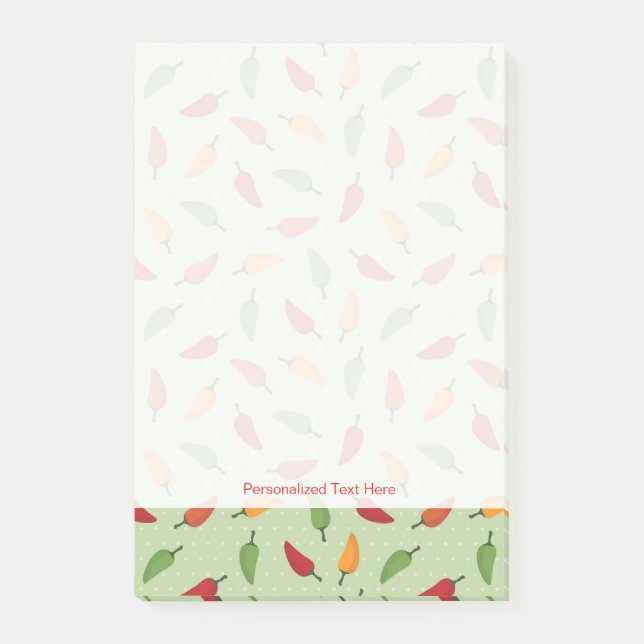 Post-it® motif au piment (Devant)