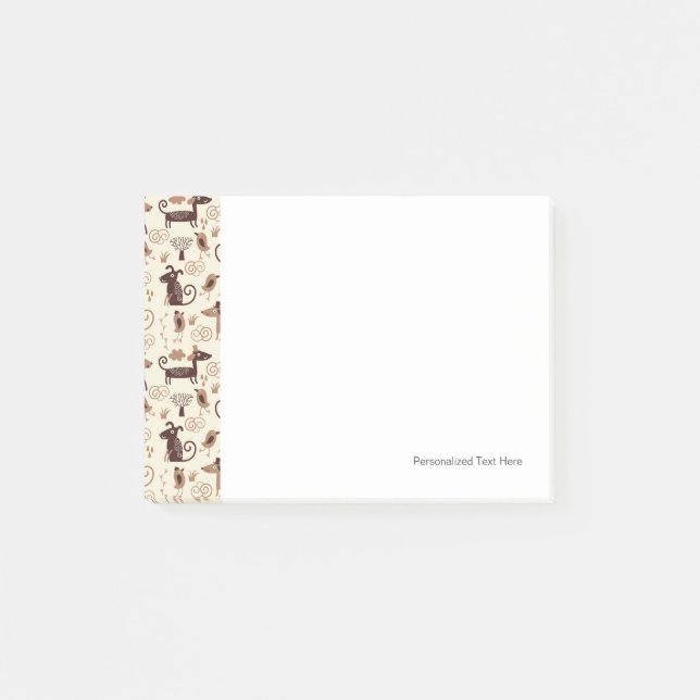 Post-it® motif aux chiens mignons (Devant)