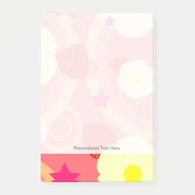 Post-it® Motif aux fraises 2 (Devant)