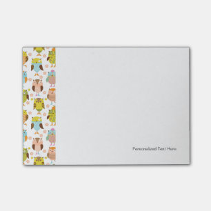 Post-it® motif avec des oiseaux